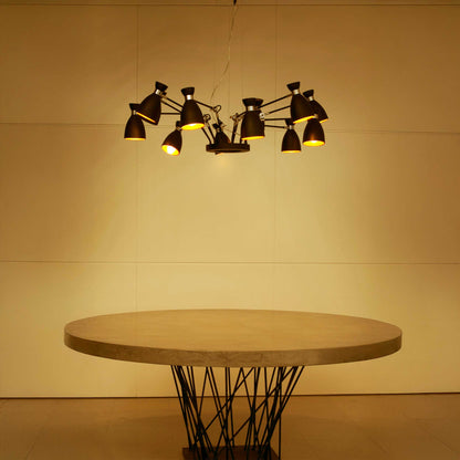 Szklana oprawa sufitowa Faro Brume LED IP44