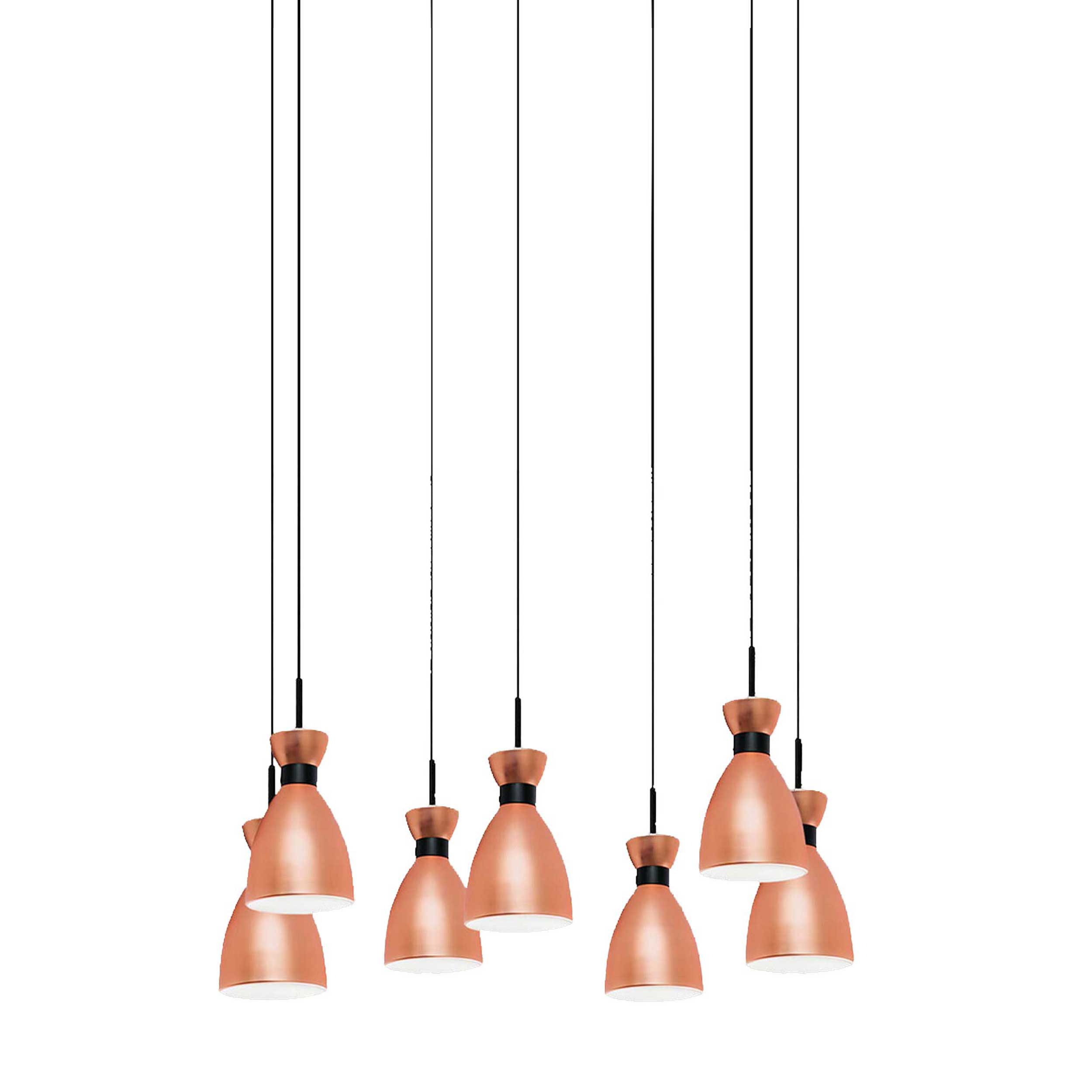 Faro Brume LED glass ceiling light IP44