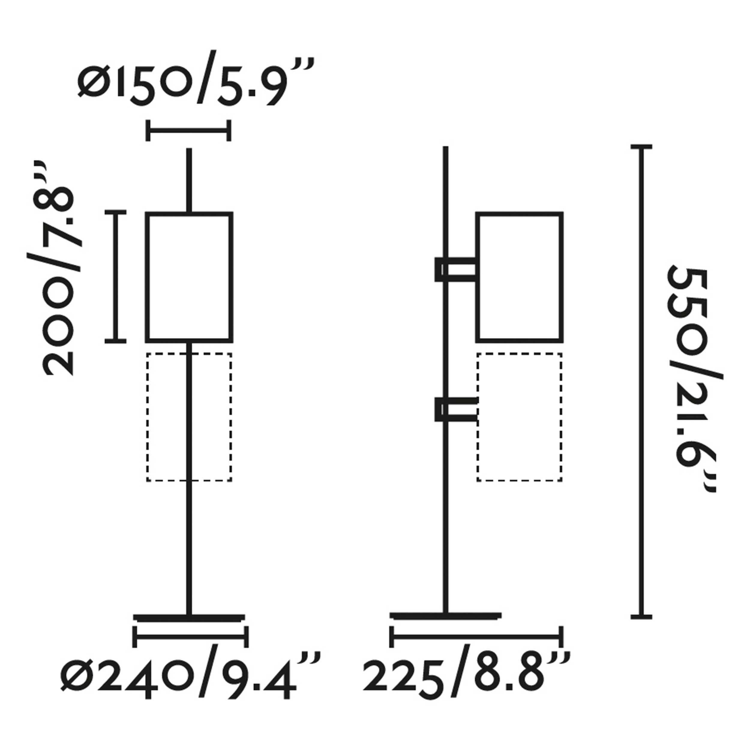 Faro Guadalupe E27 stolní svítidlo