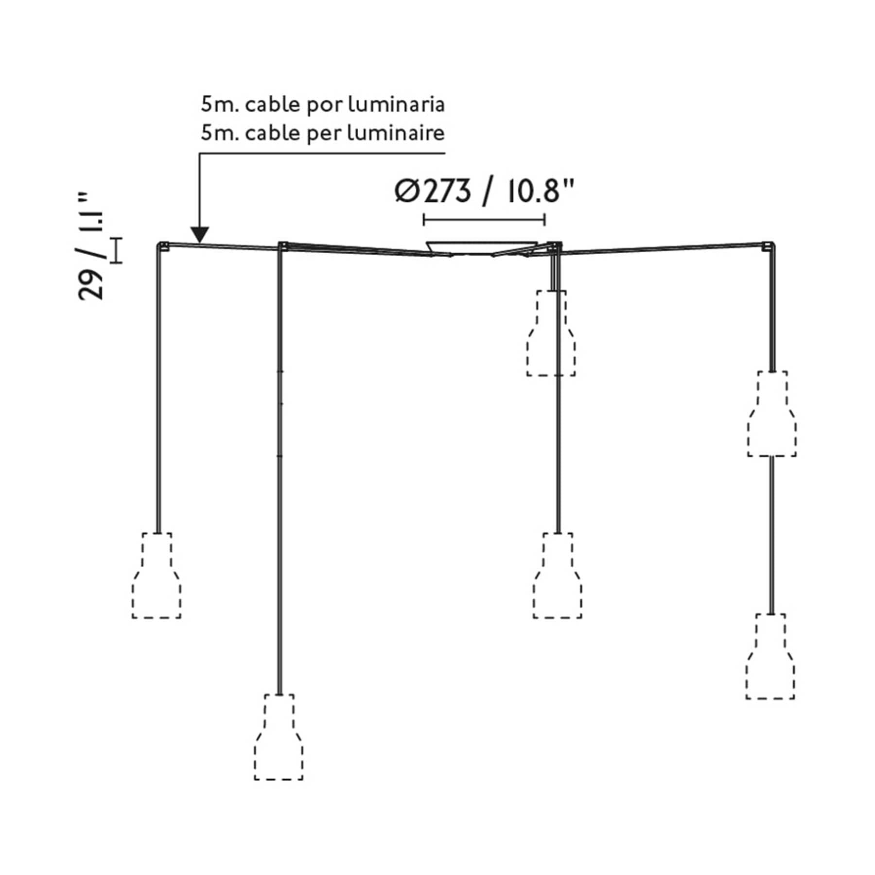 Faro Tatawin E27 závěsné svítidlo