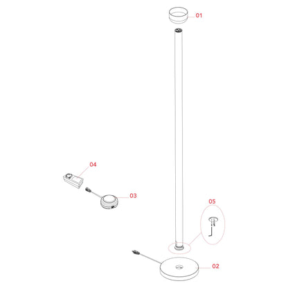 Flos Bellhop LED floor light