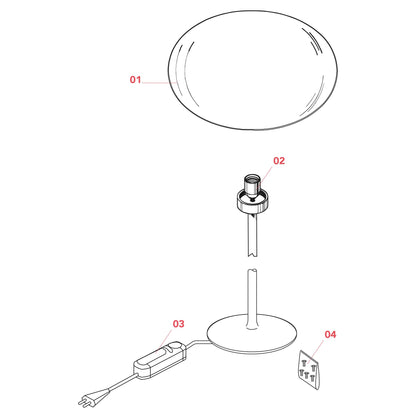 Flos Glo-Ball E27 table light
