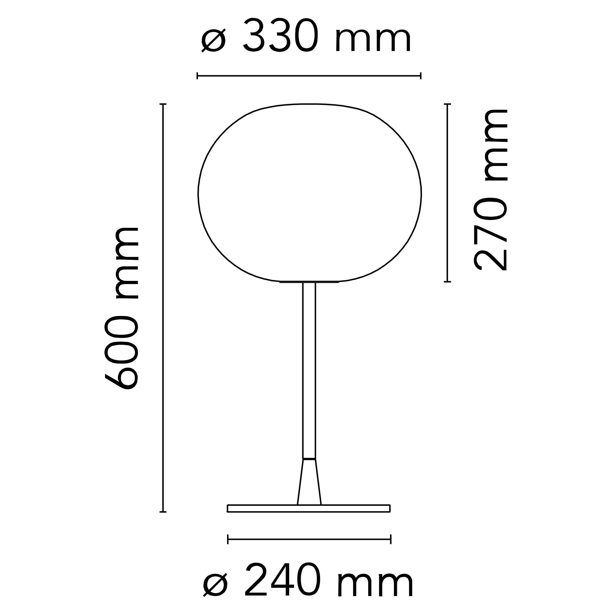 Flos Glo-Ball E27 table light