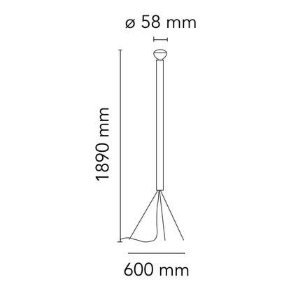 Flos Luminator E27 iconic floor lamp
