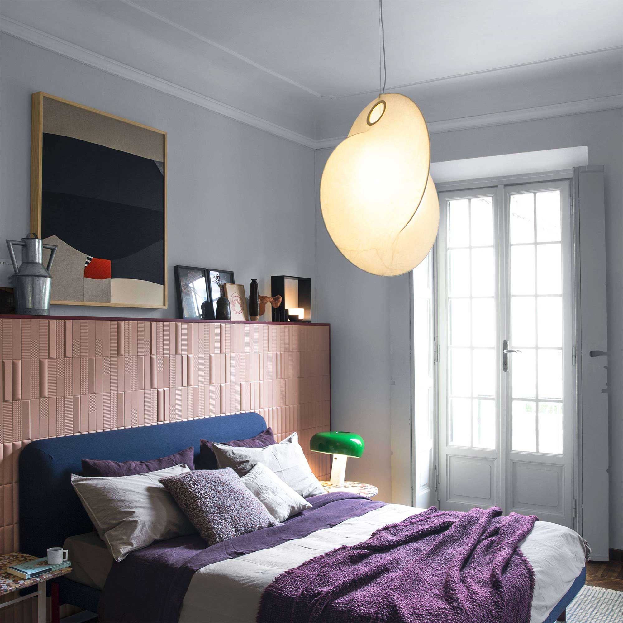 Flos Overlap E27 resin pendant light 