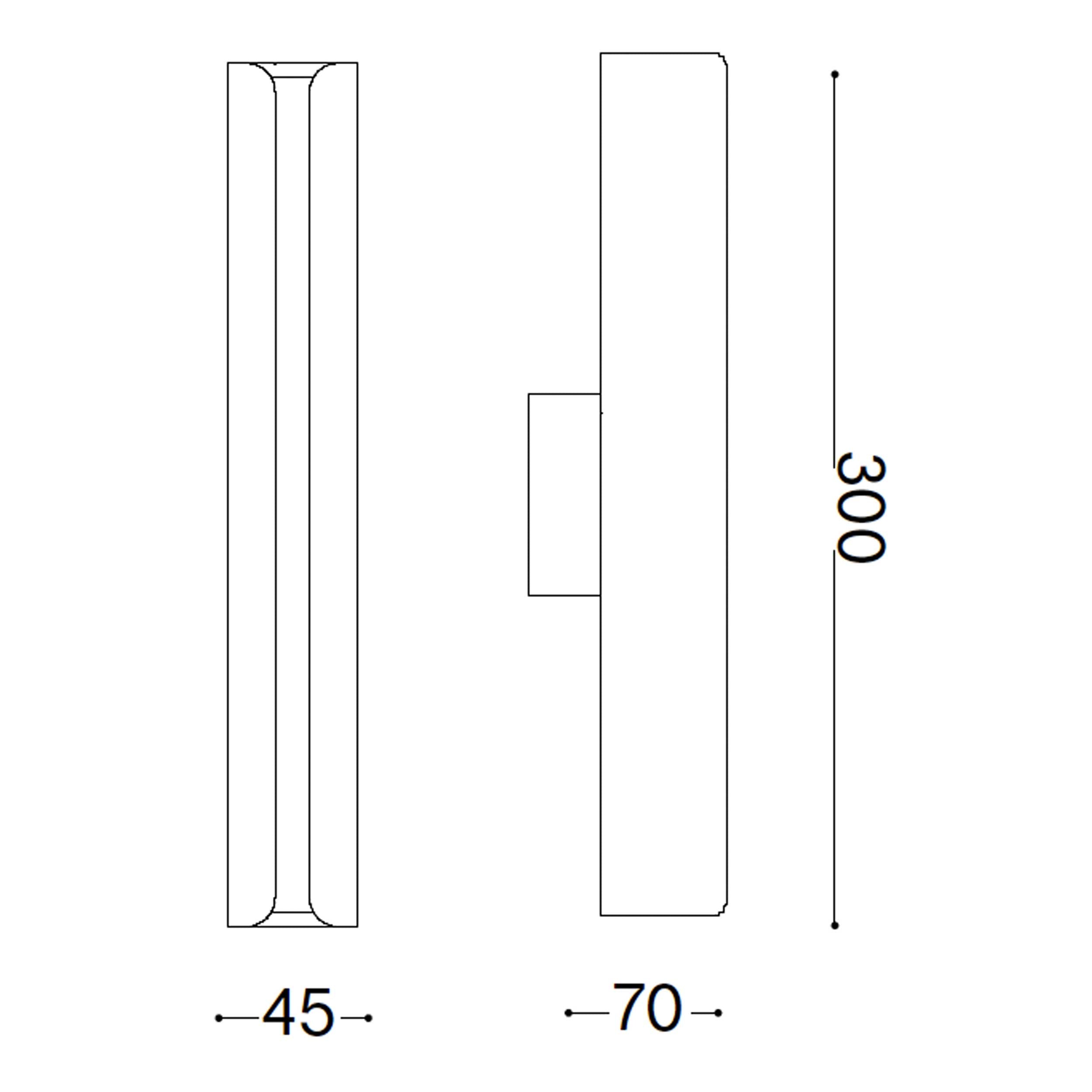 Ideal lux Dorica LED nástěnné svítidlo