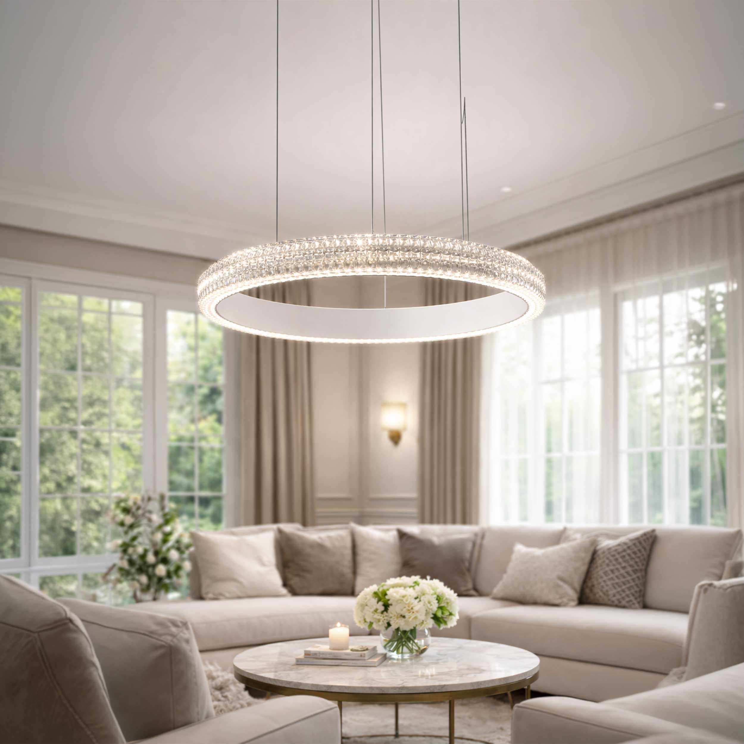 Ideal lux Miracle LED závěsné lineární svítidlo