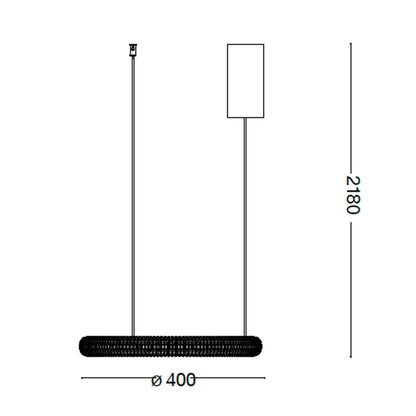 Ideal lux Miracle LED závěsné lineární svítidlo