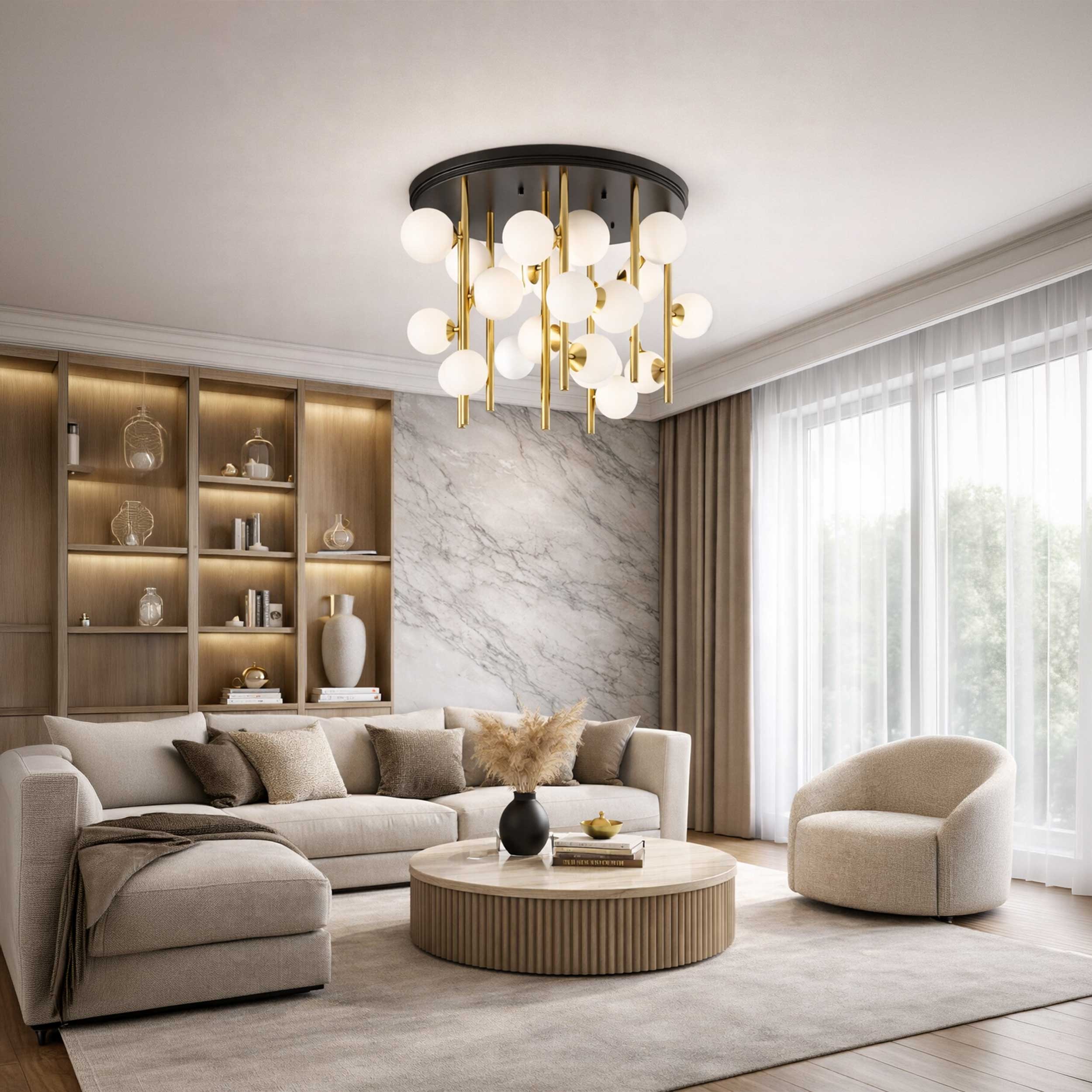 Ideal lux Perlage G9 přisazené stropní svítidlo