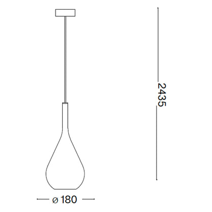 Závesný luster Ideal Lux Kepler E27