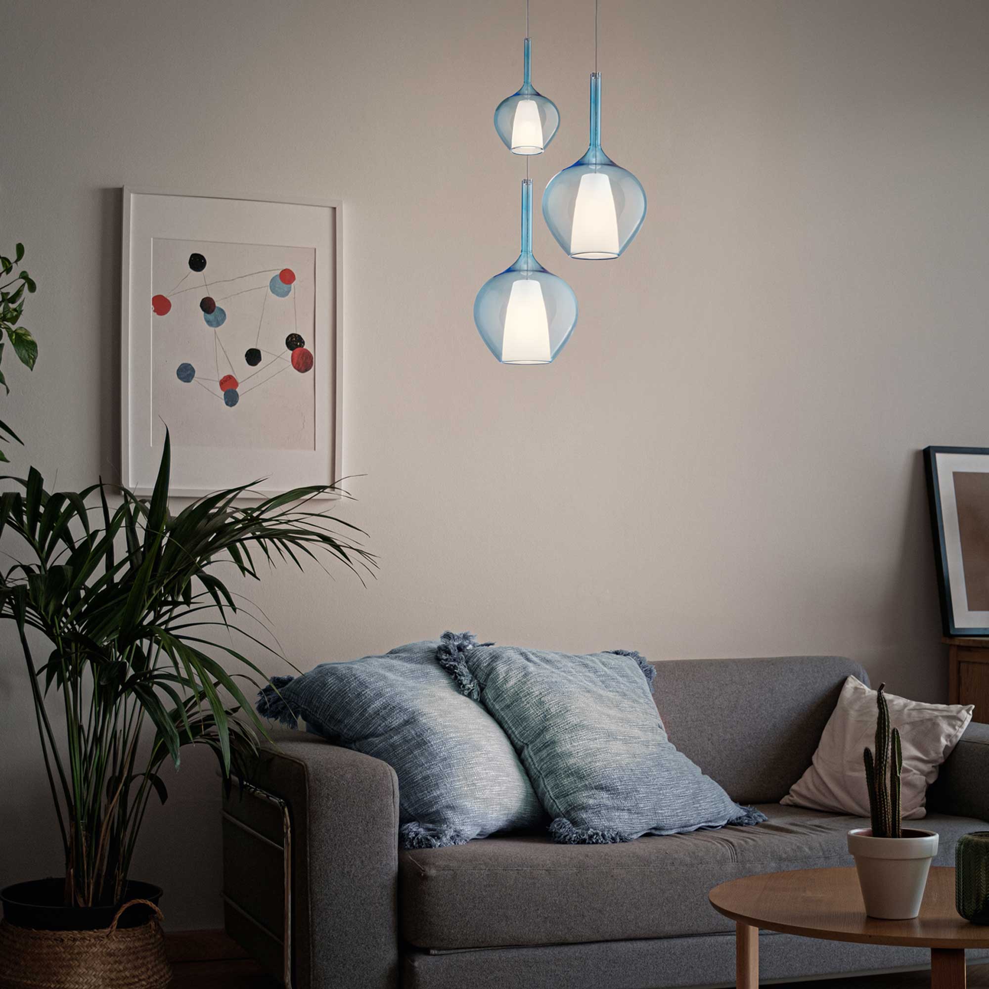 Závesný luster Ideal Lux Kepler E27
