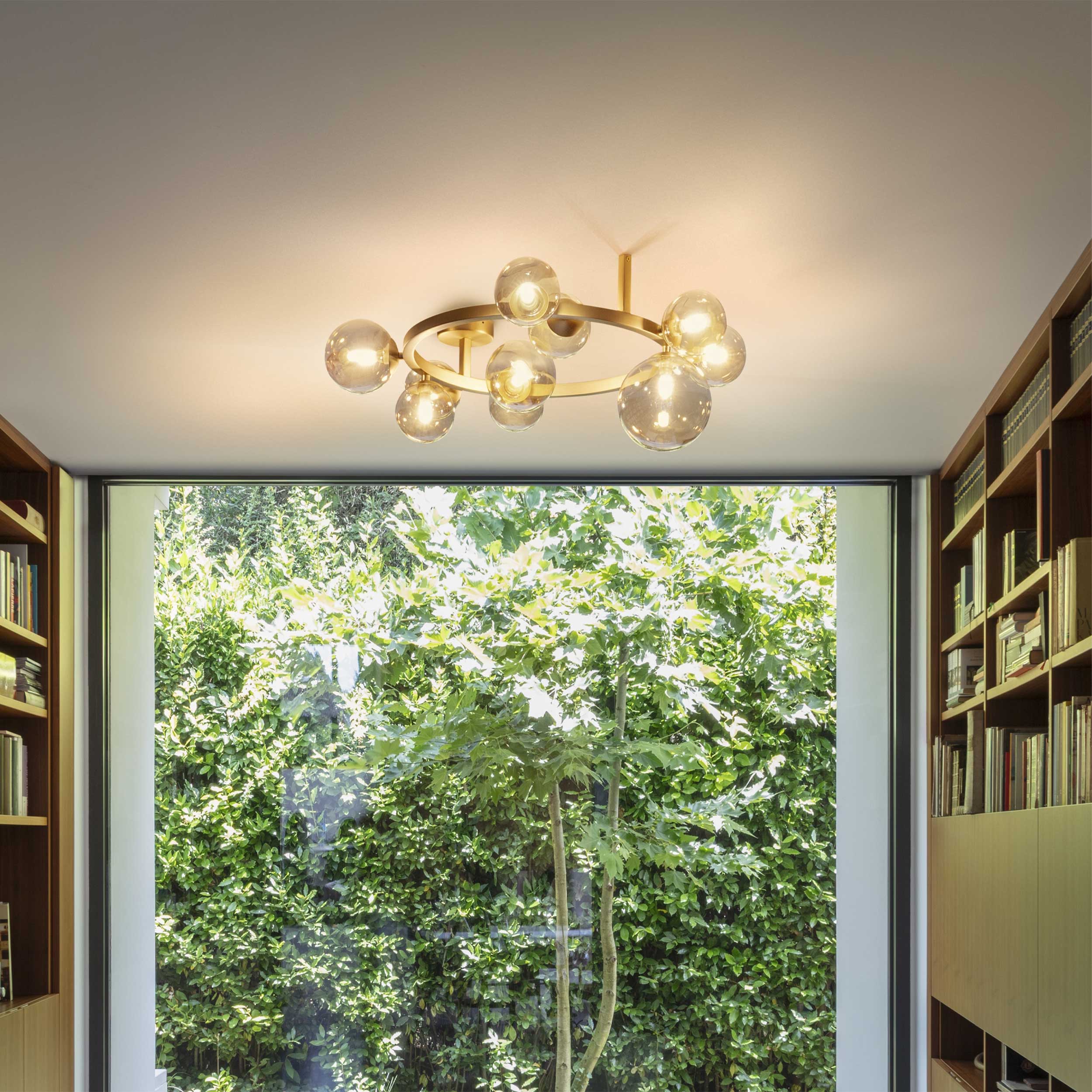 Ideal lux Perlage G9 stropní kruhové svítidlo