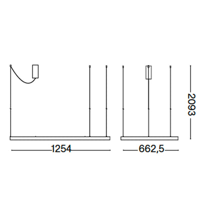Ideal lux Waves LED závěsné svítidlo