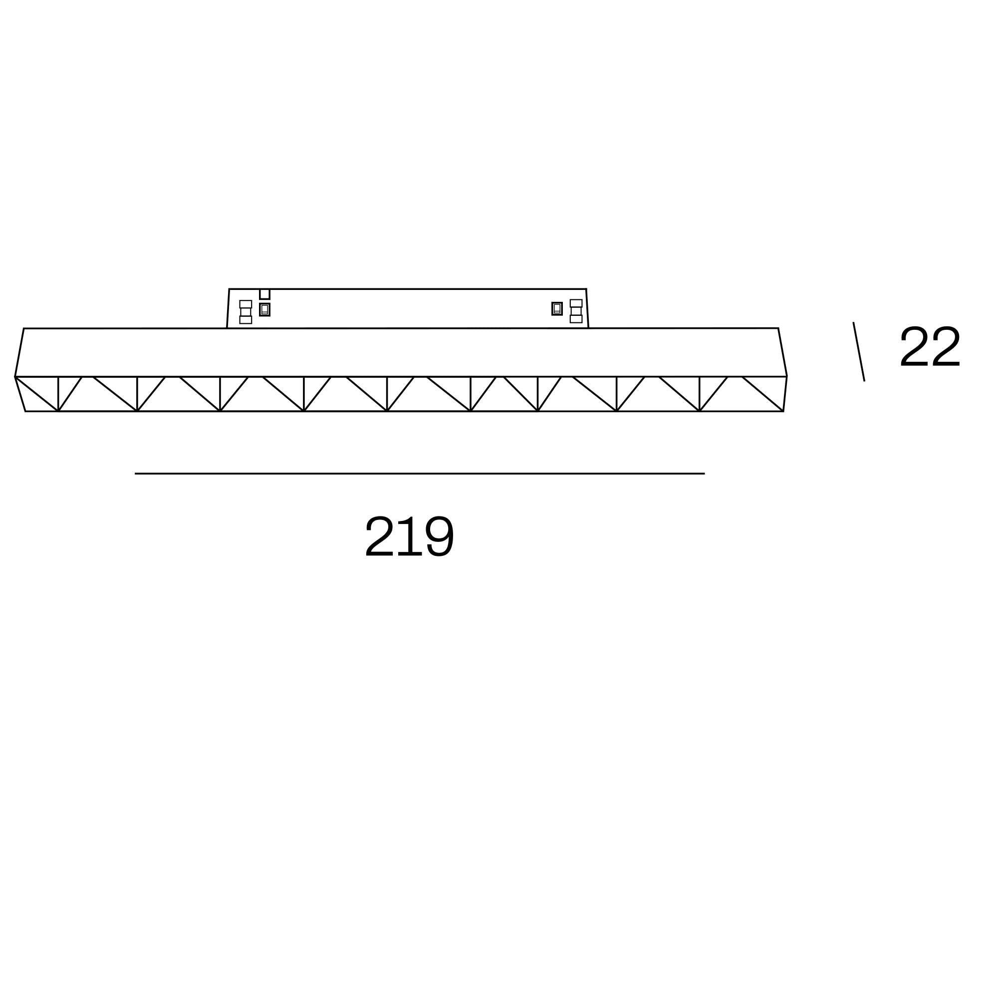 Internova Sottile  für 48V Schiene schwarz