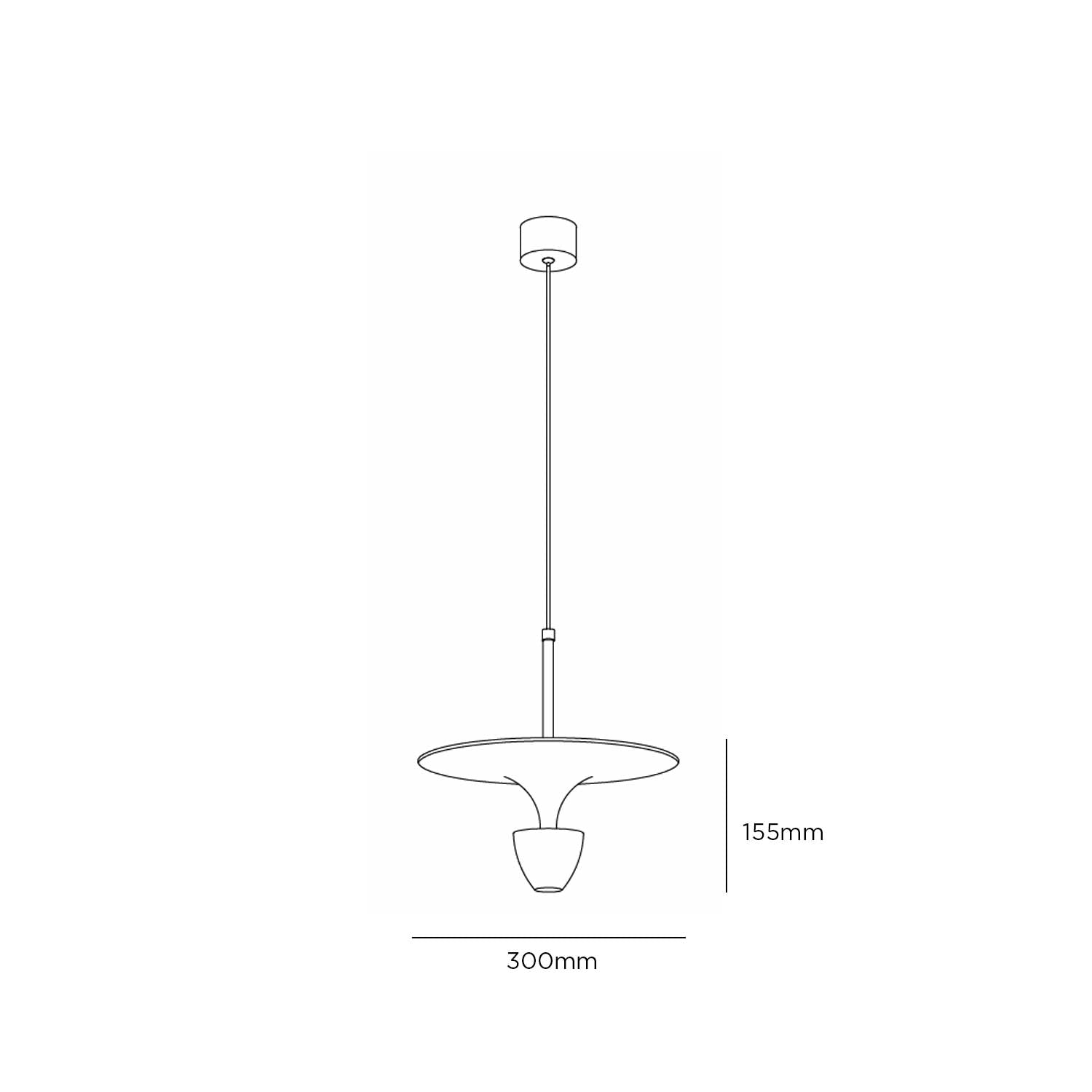 Asuncion mini LED závěsné svítidlo