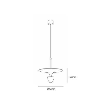 Asuncion mini LED závěsné svítidlo