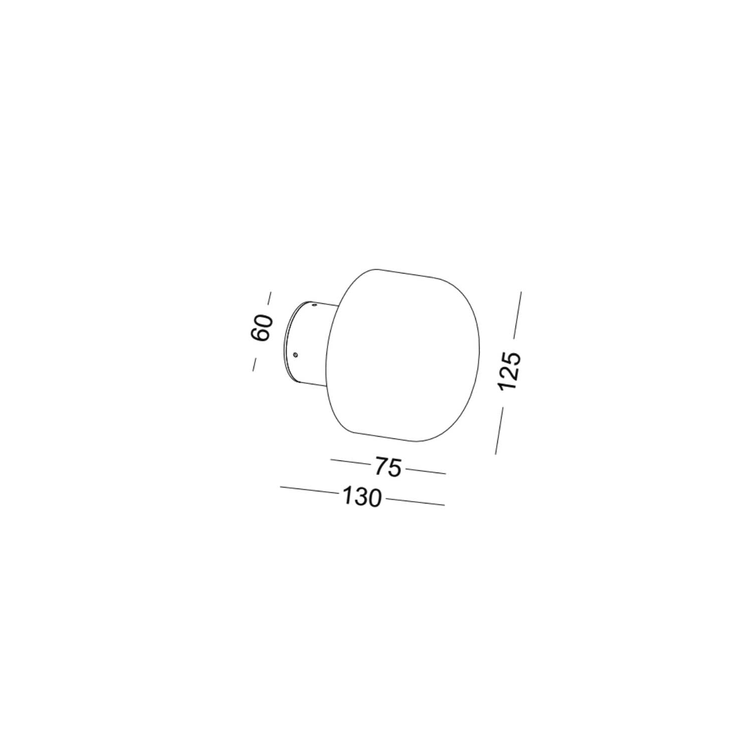 Punkt LED přisazené svítidlo IP65