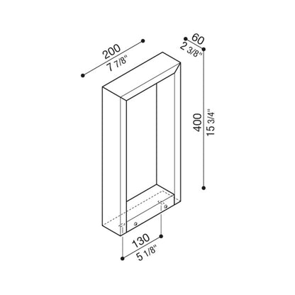 Lombardo Noa 100 LED vonkajšie svietidlo IP66