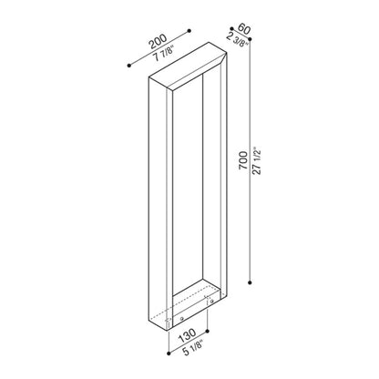 Lombardo Noa 100 LED vonkajšie svietidlo IP66