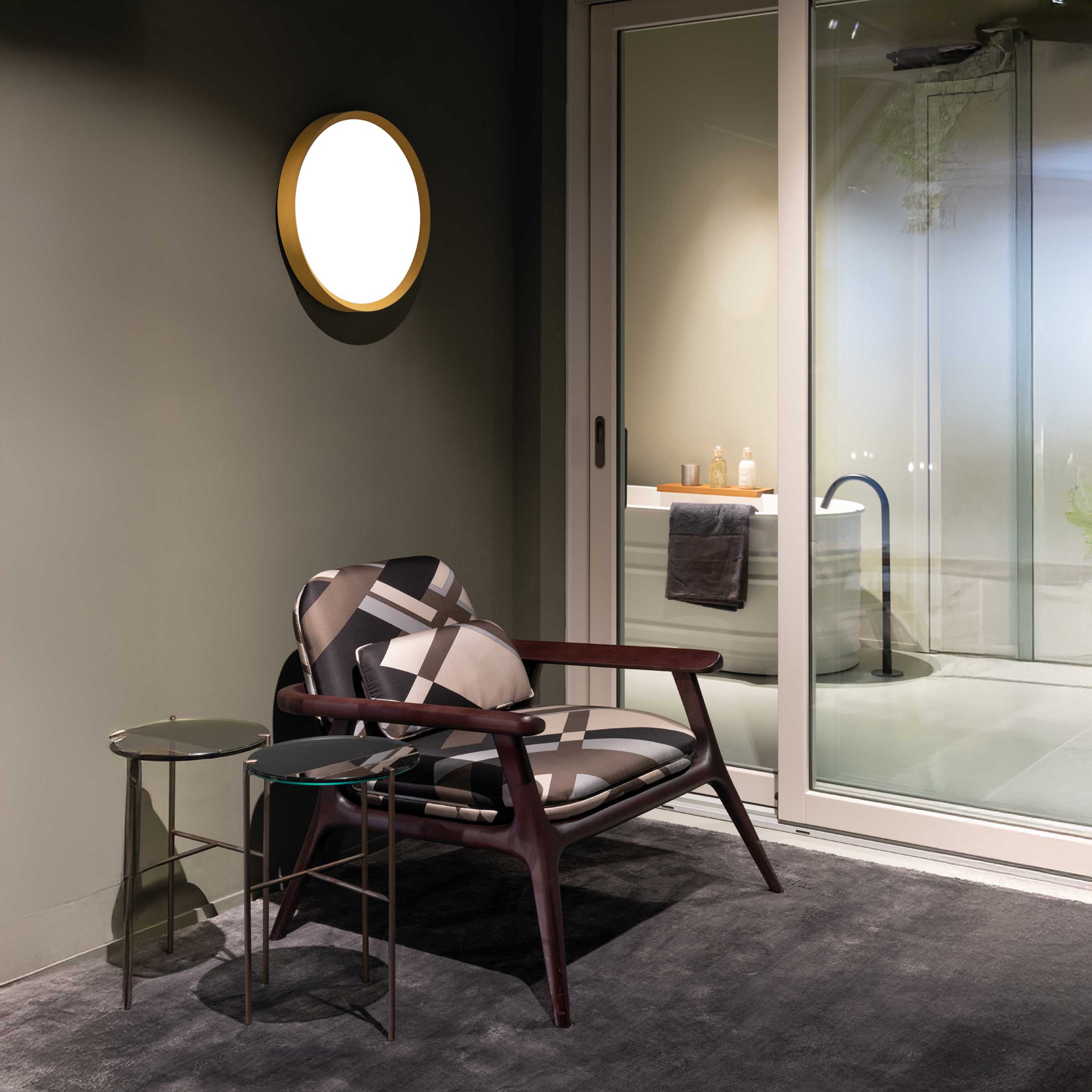 Lombardo Flo T LED přisazené kruhové svítidlo IP20 IK06