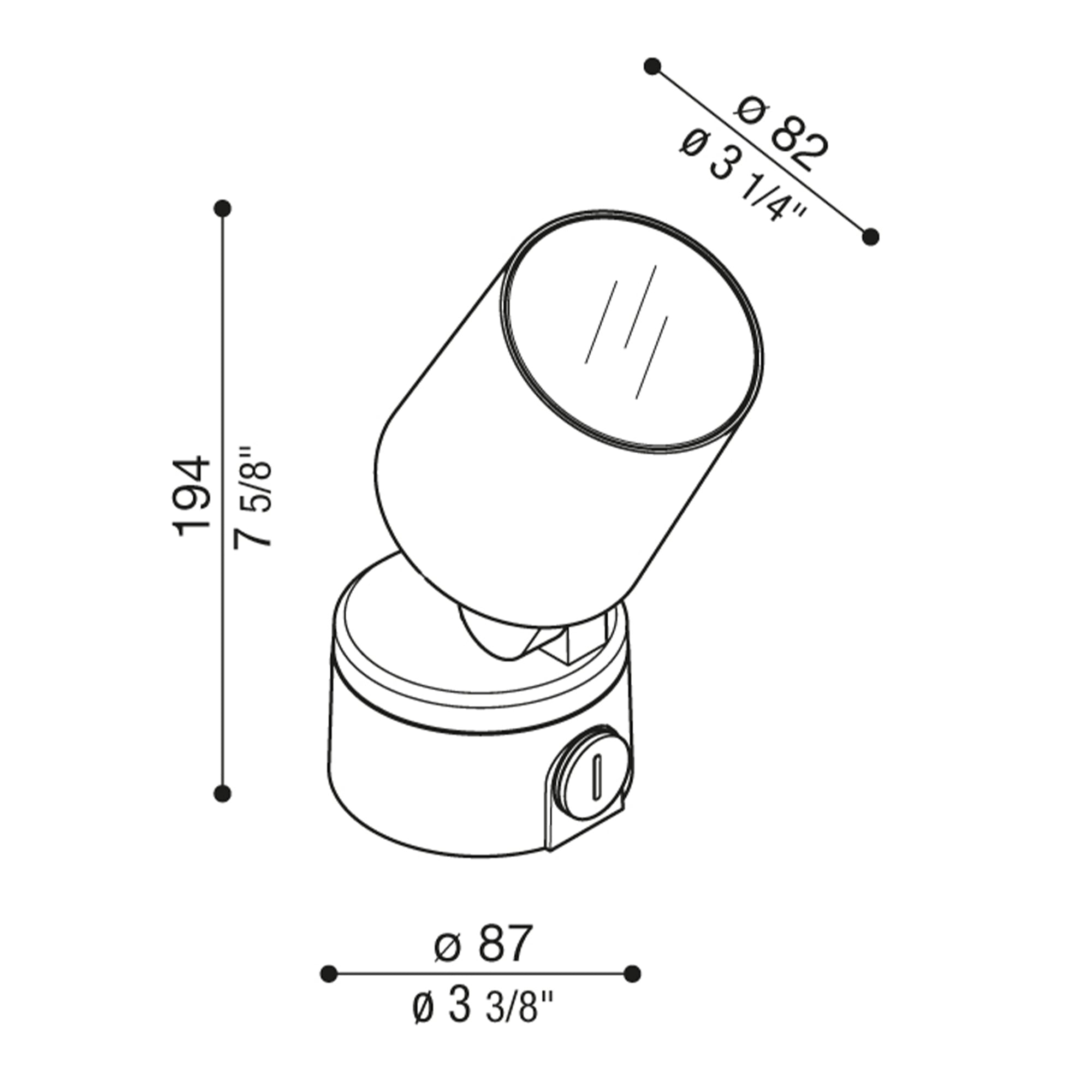 Lombardo Noa 100 LED venkovní svítidlo IP66