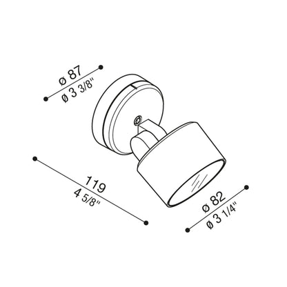 Lombardo Noa 50 Wall LED nástěnné svítidlo IP66