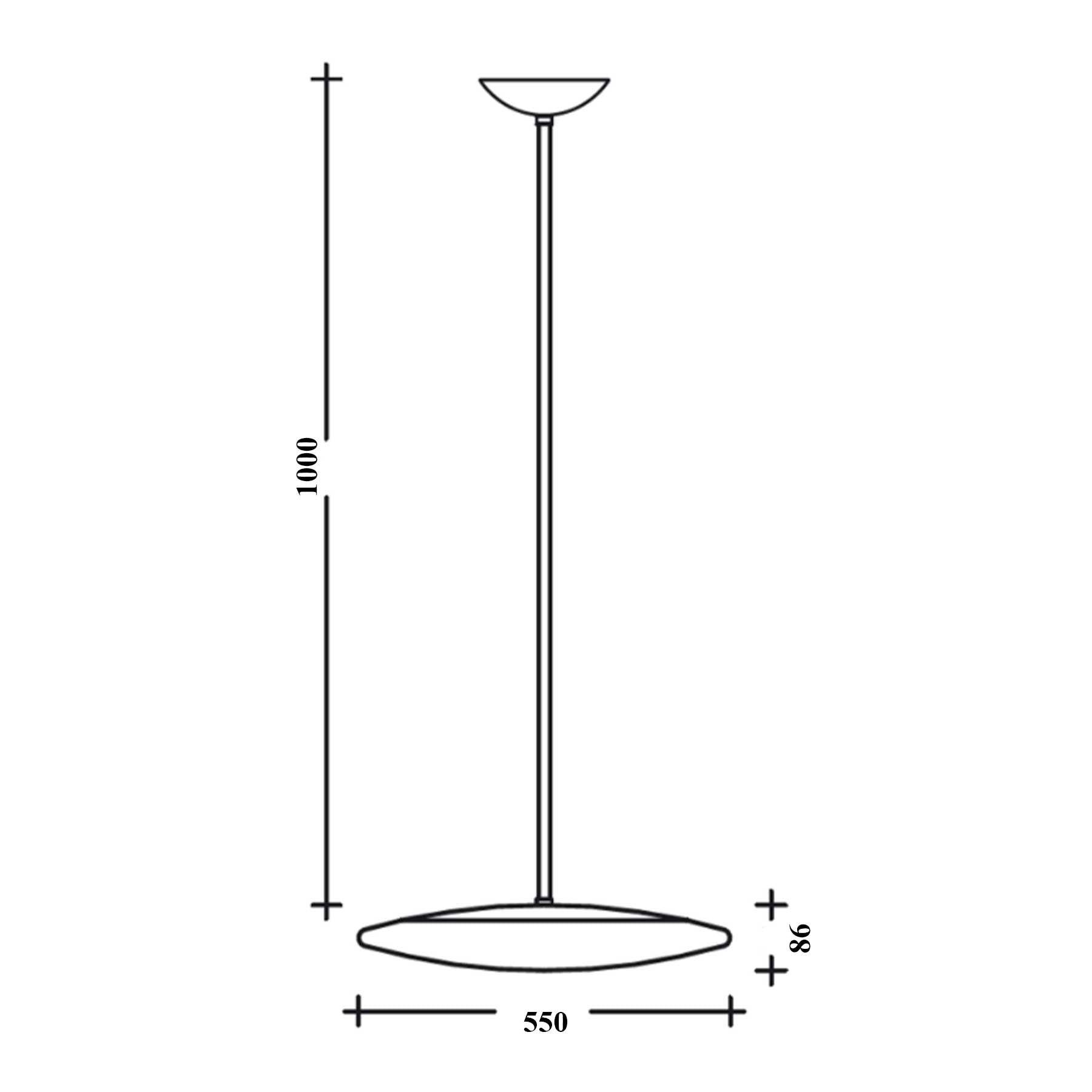 Aromas Clock I LED prisadené svietidlo