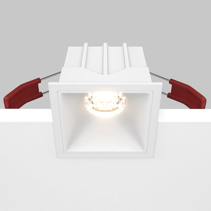 Maytoni downlight Alfa LED 10W 36° zápustné čtvercové svítidlo bílé