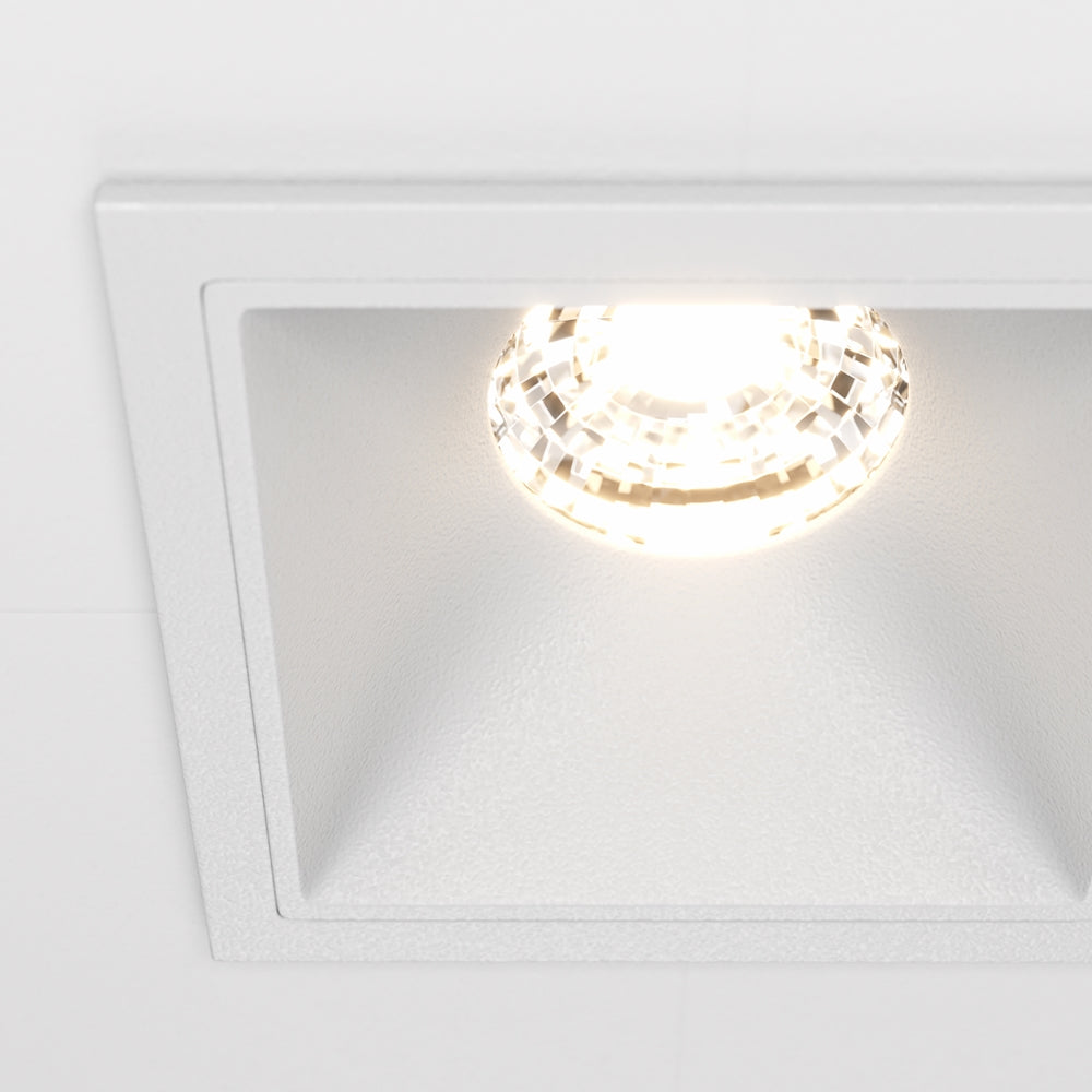 Maytoni downlight Alfa LED 10W 36° zápustné čtvercové svítidlo bílé