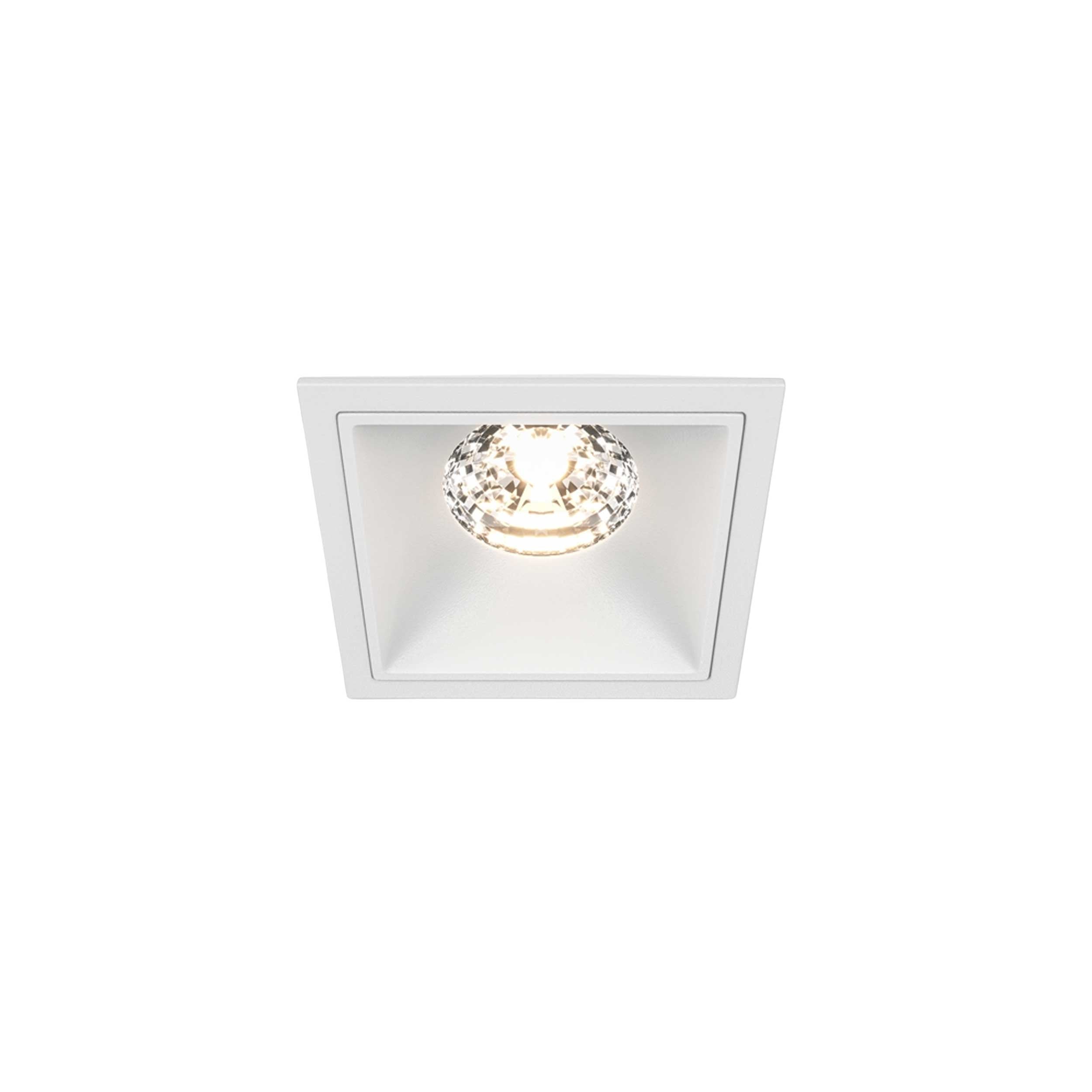 Maytoni downlight Alfa LED 15W 36° zápustné čtvercové svítidlo bílé