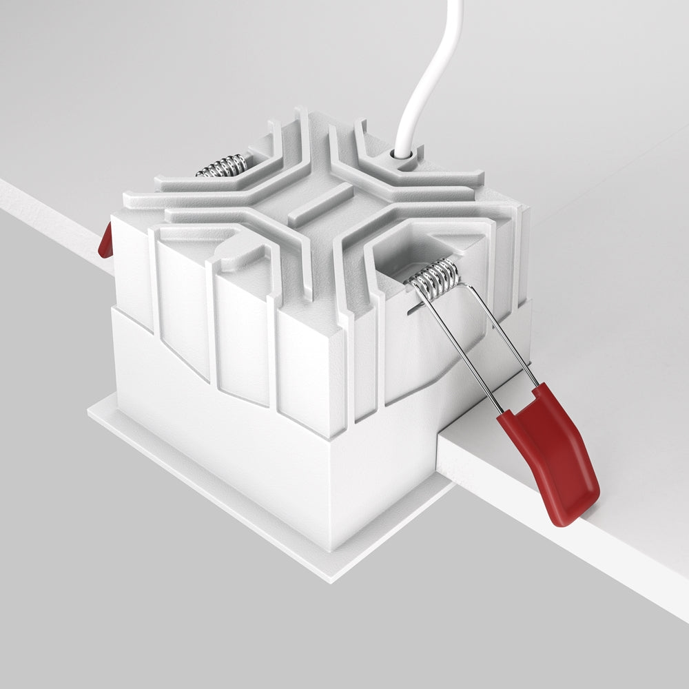 Maytoni downlight Alfa LED 15W 36° zápustné čtvercové svítidlo bílé