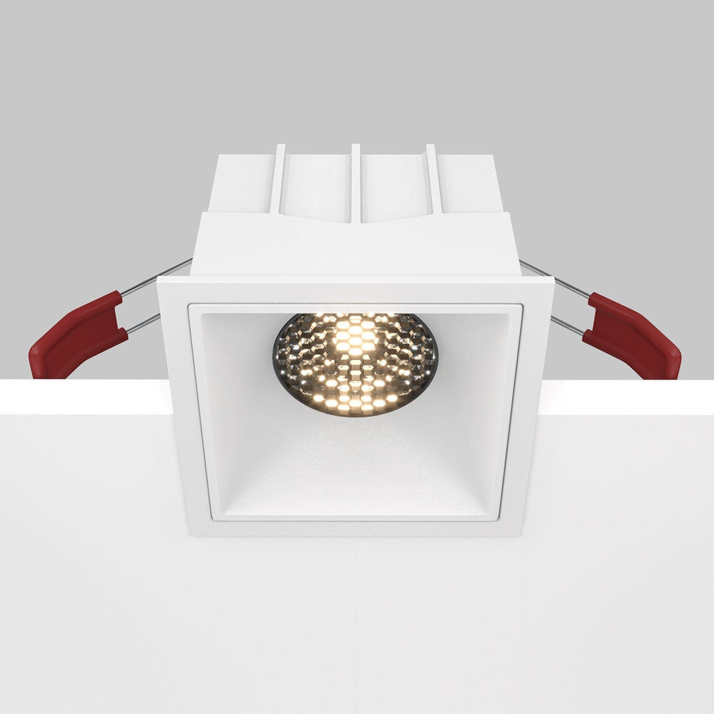 Maytoni downlight Alfa LED 15W 36° zápustné čtvercové svítidlo bílé