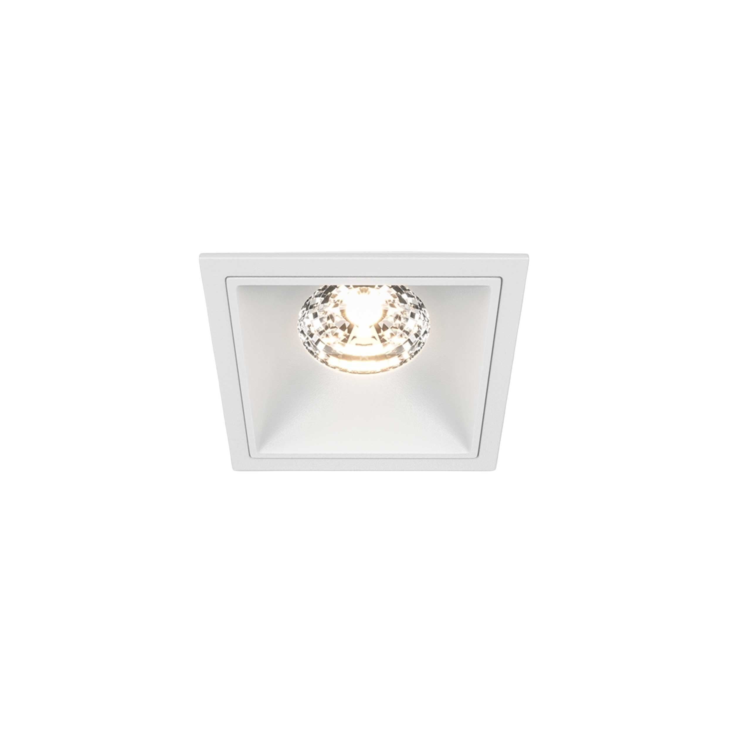 Maytoni downlight Alfa LED 15W 36° zápustné čtvercové svítidlo bílé