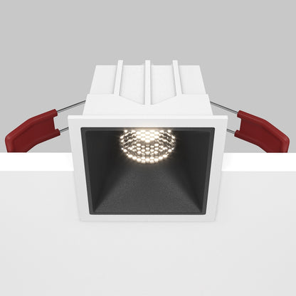Maytoni downlight Alfa LED 10W 36° zápustné čtvercové svítidlo černé