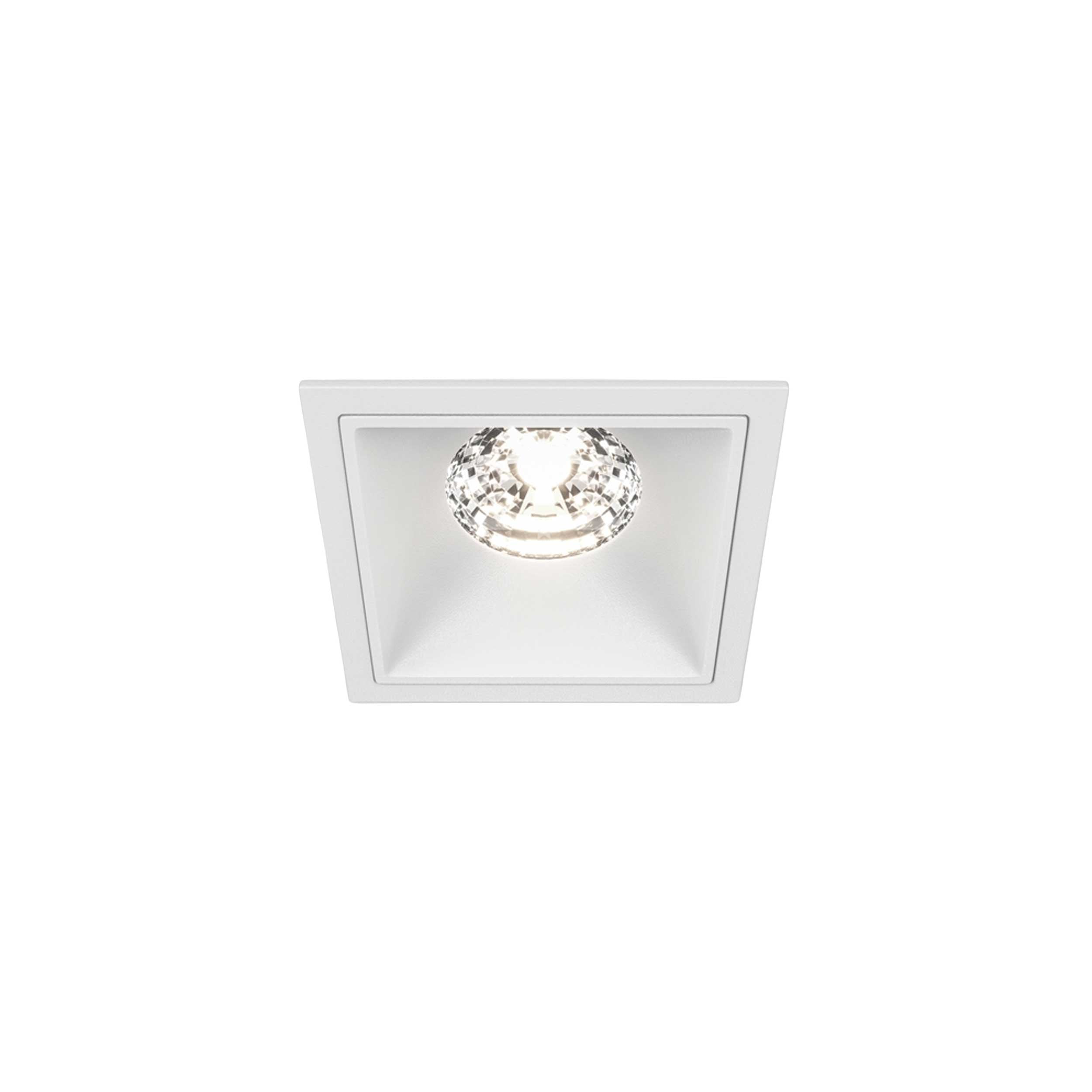Maytoni downlight Alfa LED 15W 36° zápustné čtvercové svítidlo bílé