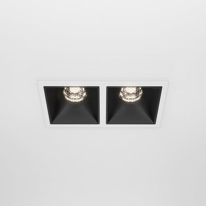 Maytoni downlight Alfa LED 10W 36° zápustné čtvercové svítidlo černé