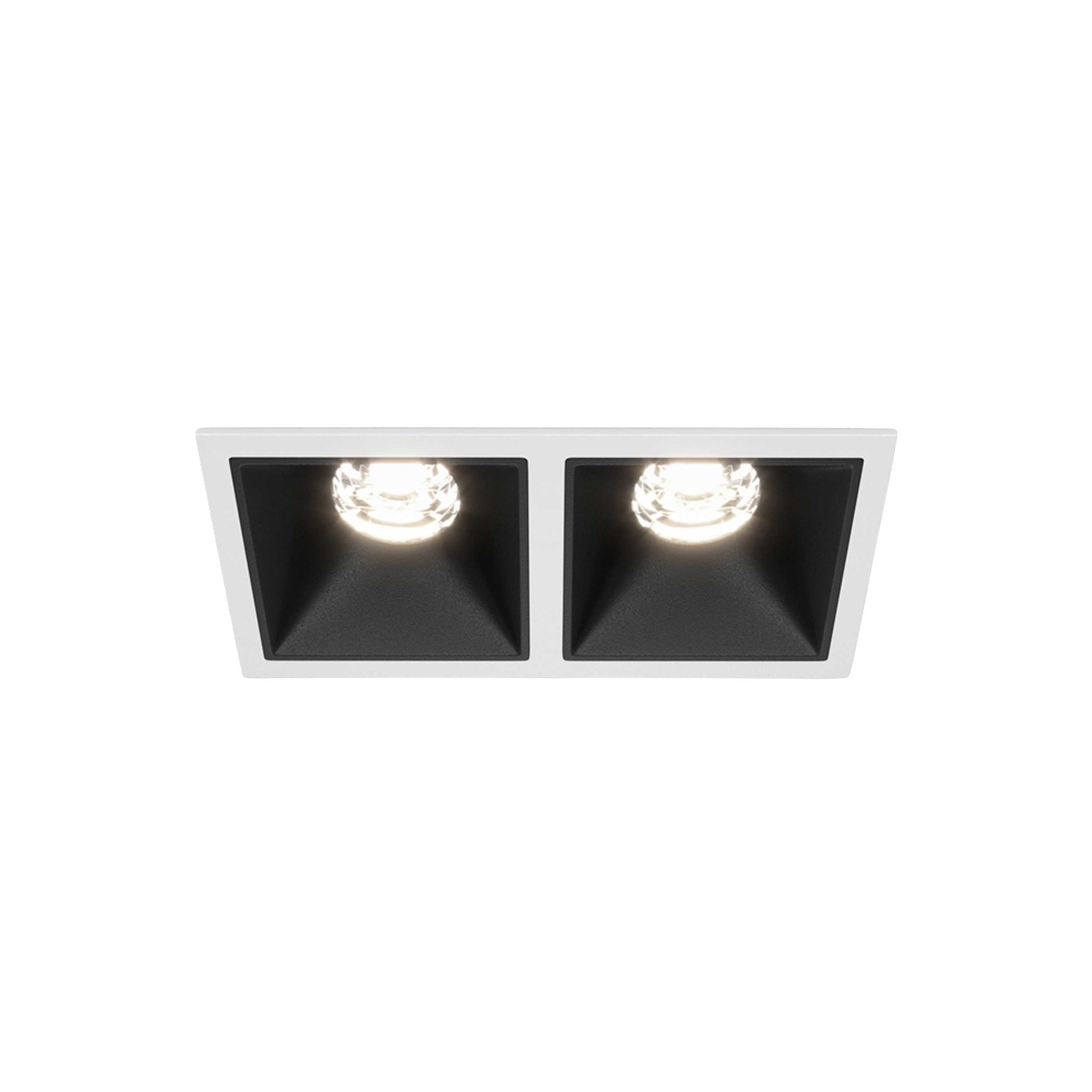 Maytoni downlight Alfa LED 10W 36° zápustné čtvercové svítidlo černé