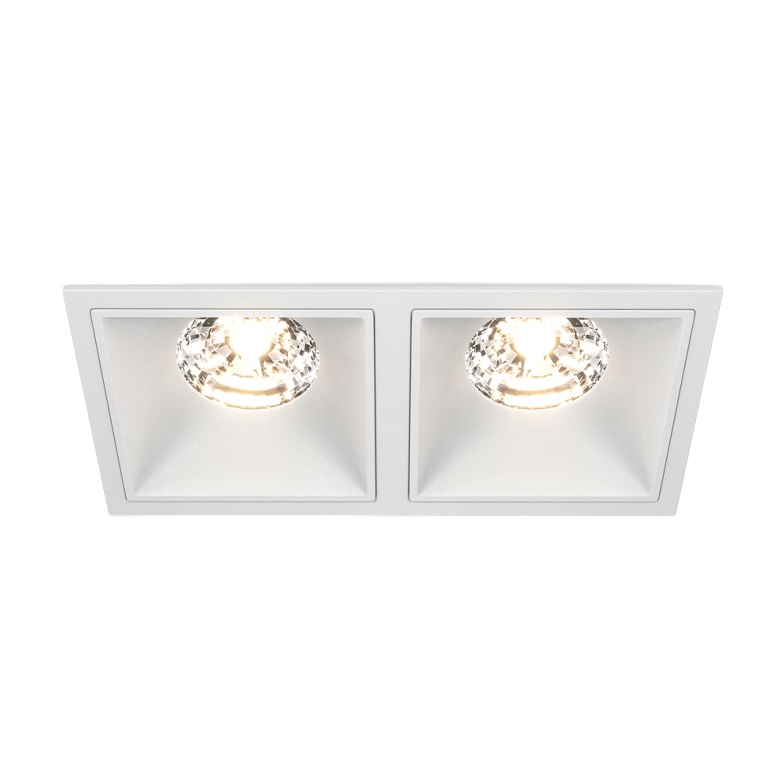 Maytoni downlight Alfa LED 15W 36° zápustné čtvercové svítidlo bílé