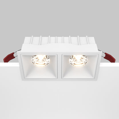 Maytoni downlight Alfa LED 15W 36° zápustné čtvercové svítidlo bílé