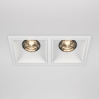 Maytoni downlight Alfa LED 15W 36° zápustné čtvercové svítidlo bílé