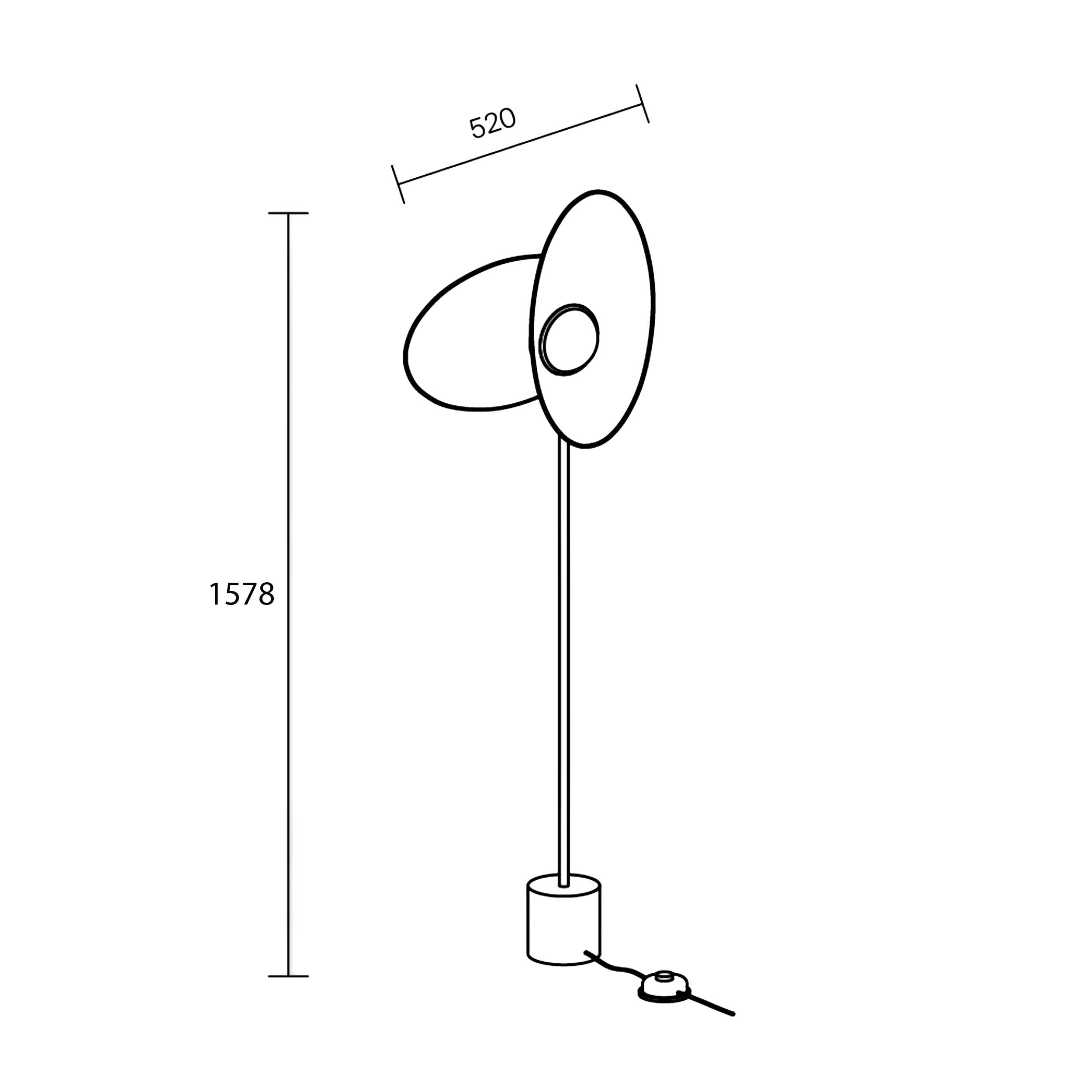 Maytoni Evolution LED stojací svítidlo