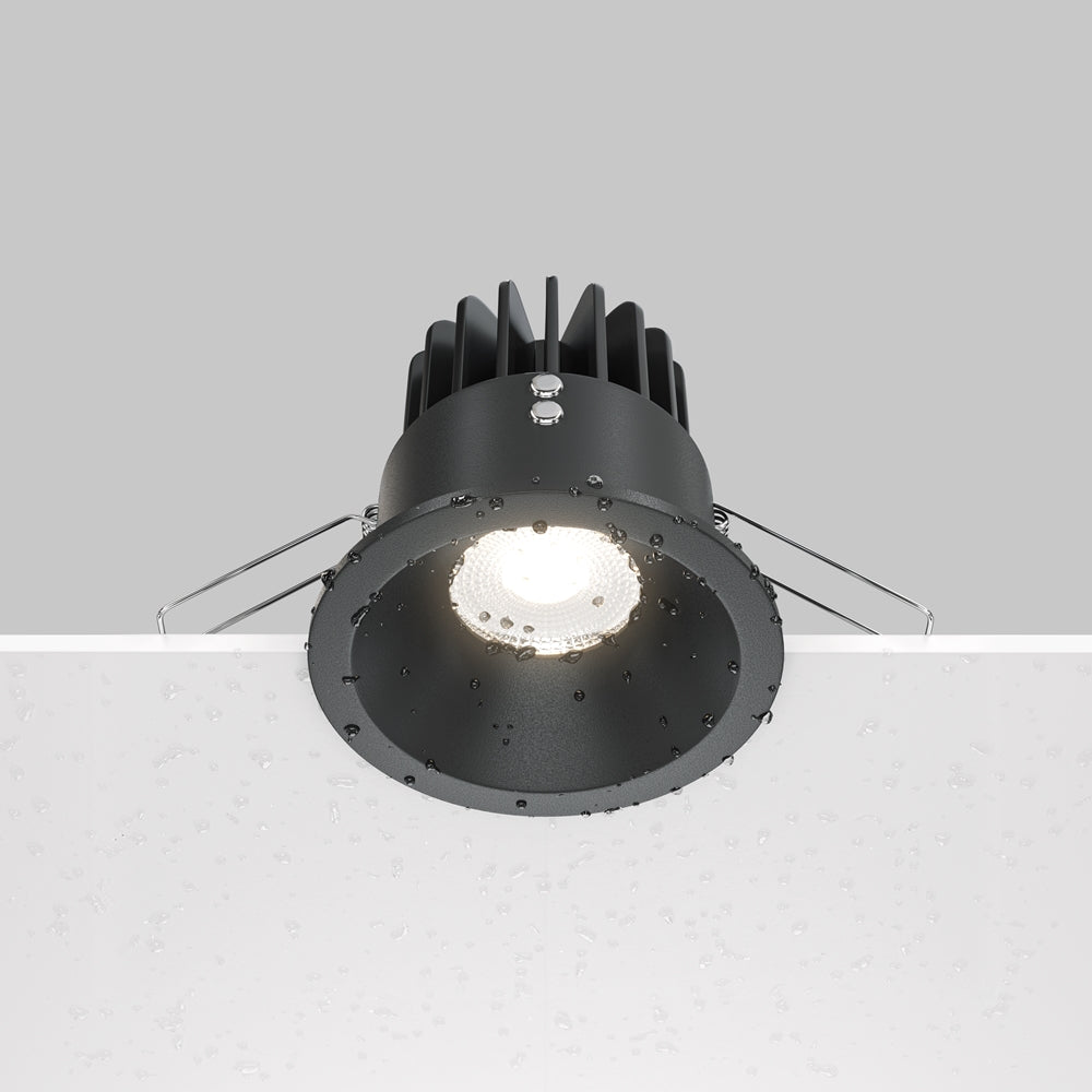 Maytoni downlight Zoom LED 60° zápustné kruhové svítidlo černé