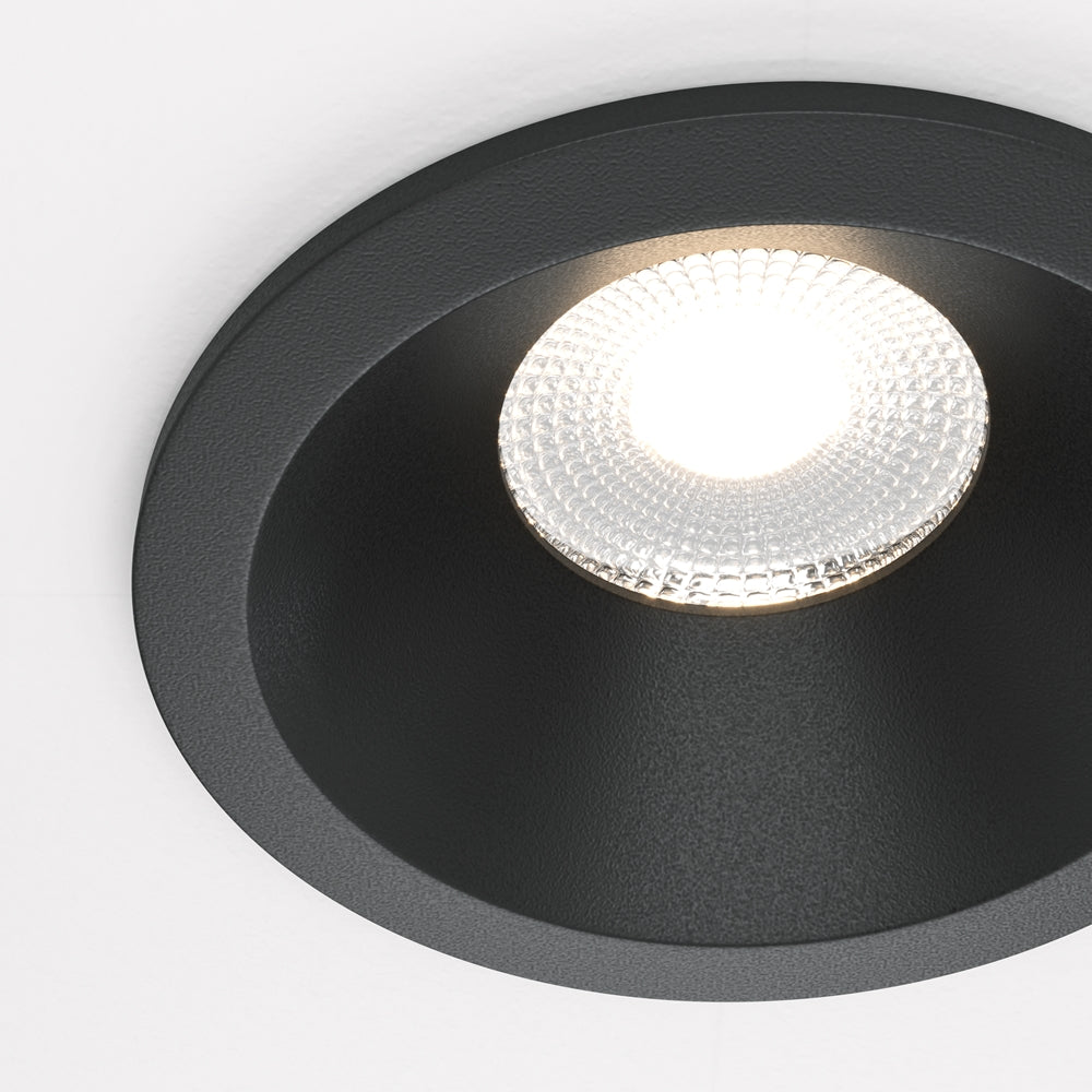 Maytoni downlight Zoom LED 60° zápustné kruhové svítidlo černé