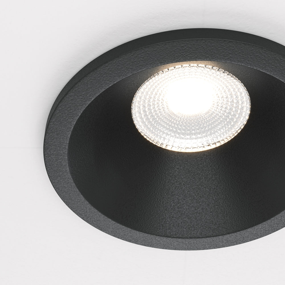 Maytoni downlight Zoom LED 60° zápustné kruhové svítidlo černé