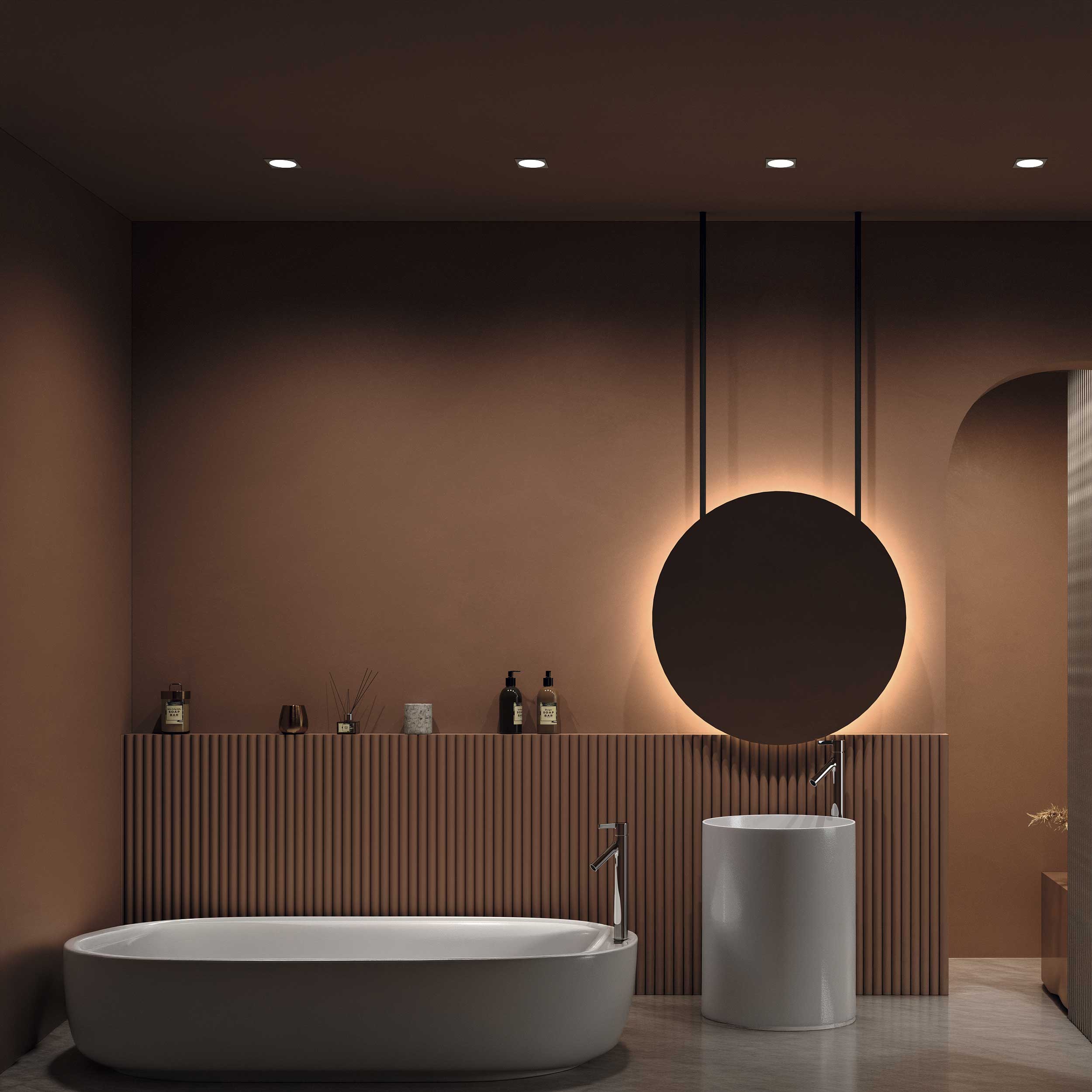 Maytoni downlight Zoom LED 60° zápustné kruhové svítidlo černé