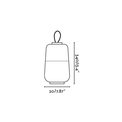 Faro Muna E27 venkovní stolní svítidlo