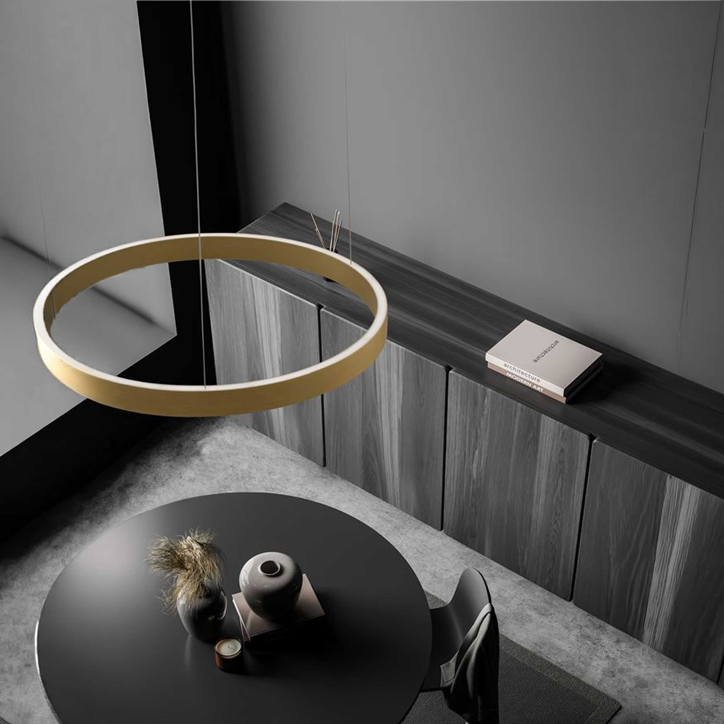 Nova Luce Elowen LED závěsné kruhové svítidlo