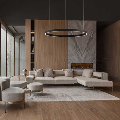 Nova Luce Elowen LED závěsné kruhové svítidlo