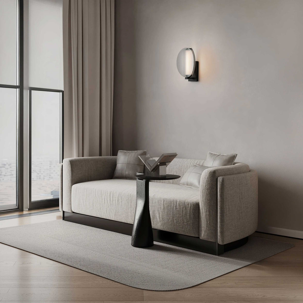 Nova Luce Noir LED nástěnné svítidlo