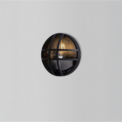 Nova Luce Amel E27 nástěnné kulaté svítidlo IP65